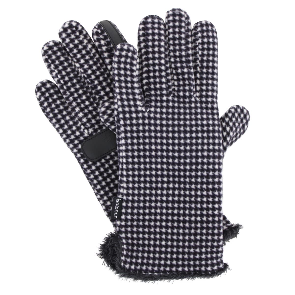 Gants Tactiles Polaire Recyclée Rouge - Isotoner Reference : 16979