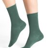 Bleu Foret 6594 Chaussette coton unie - Image 5
